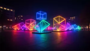 Архитектурная инсталляция Акрилайт — Москва